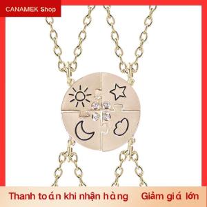 CS 4 Mảnh Mới Vòng Mặt Trời Sao Mặt Trăng Mặt Dây Chuyền Vòng Cổ Thời Trang Người Bạn Tốt Nhất Mãi Mãi Tình Bạn Bff Người Đàn Ông Và Phụ Nữ Quyến Rũ Chokers 2023