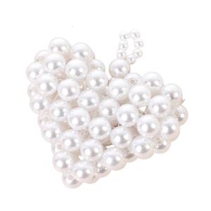 สร้อยคอรูปโทรศัพท์ประดับด้วยเลื่อมแบบบางพร้อมที่จับรูปหัวใจสำหรับกระเป๋าและโทรศัพท์