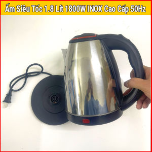 Ấm điện Đun siêu tốc Inox 2 lớp GUGKDD Dung tích lòng bên trong chứa 1.8 Lít nước tự động đun sôi duy trì nhiệt độ 24/24h khi cắm điệnBảo Hành 6 tháng