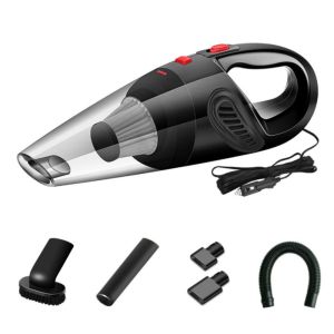 VERMILL Wireless Car Vacuum Cleaner Wet and Dry Rechargeable Handheld Vacuum Portable with Multi-Nozzles Dust Catcher for Car Home