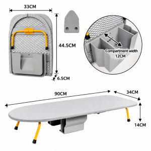 SG StockFolding Ironing Board/Collapses Ironing Table/Wall Mounted Ironing Station