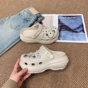 [Free Shipping] Lightweight Clogs For Women 2026 New Summer Outdoor Thick-Soled Slip-On Sandals Height-Increasing Non-Slip EVA Sandals