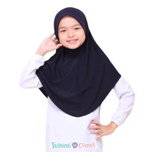 Set A Tudung Sekolah Awning Lembut