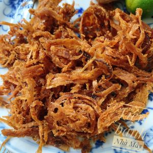 Khô Mực Xé Tẩm Vị - Nguyên Liệu Bánh Tráng Trộn Làm Gỏi Bao Ngon