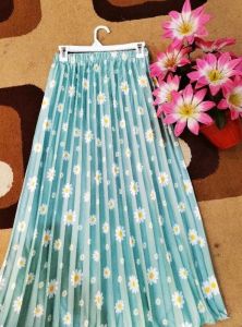 ROK PLISKET FLOWER PREMIUM MOTIP LYLY DAILY MOTIP DAISY MOTIP HANA SKIRT