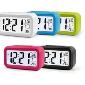 Multifunctional Digital Backlight LED Display Table Alarm Clock Snooze Thermometer Calendar Time
