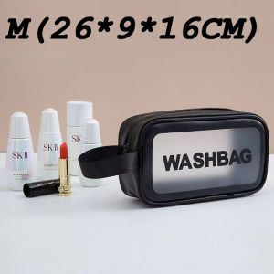 Classy Travel Oganizer Makeup Pouch Organizer Wallet Bag Make Up Organizer Toiletries Bag Large Capacity Cosmetic Storage Bag Semi Transparent Cosmetic Bag Portable Travel Wash Bag