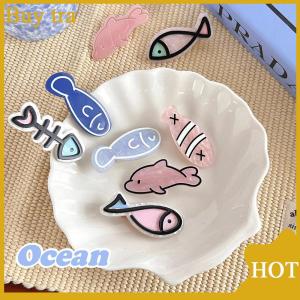 [Buytra] Korean Style Creative Little Fish Bone Hairpin Barrettes Summer Cartoon Dolphin Clip Funny Hair Accessories For Women Headwear