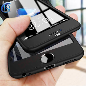 360 Full Cover Case For iPhone 6 6s 7 8 Plus SE 2020 5 5s Case Protective Cover With Glass