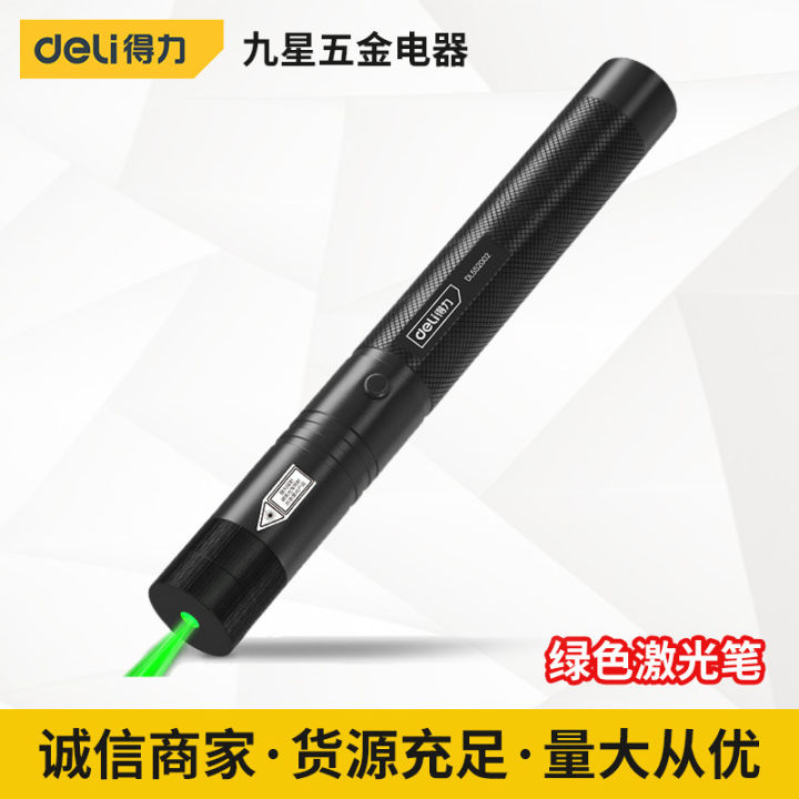 Deli Tools Green Pen Indicator Flashlight Starry Mini Multi-Function ...