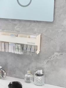 Underwear storage box wall mounted non perforated sock storage household baby compartment storage hanging wall flip storage box