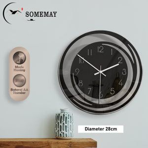 SOMEMAY Jam dinding bulat kreatif design modern MD39/ Jam dinding aesthetic / Jam dinding tempel
