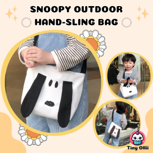 Snoopy Outdoor Hand-Sling Crossbody and Shoulder Bag for Kids - Boys & Girls