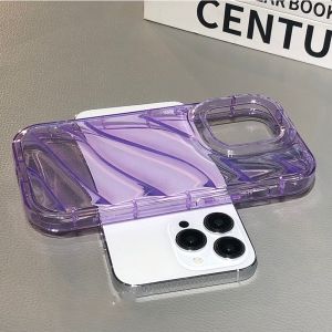 Casing For iPhone 11 Luxury Clear Wave Case For iPhone 16 Pro Max11/XR 15 Pro Max 12 13 14 Pro Max iPhone 6 6s Plus 7 Plus 8 Plus SE 2020 13 Pro Max 11 Pro Max XS Max 14 15 Plus Shockproof Phone Case Protective Covers Top Seller