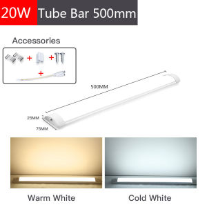 【🔥Ready Stock🔥】CANMEIJIA Super Bright T5 T8 Led Tube Light Lamp 1ft 2ft 50cm 60cm 10W 20W Tube Bar for Home Lighting Factory Warehouse 2 Feet White/Warm