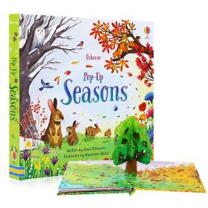 New Pop up usborne books English Story Book 3D picture book childrens book Seasons/Jungle/Garden/Dinosaurs Bedtime Reading Books for Kids