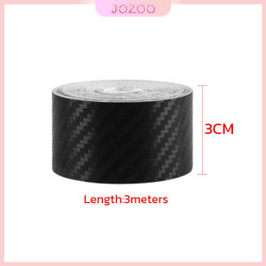 Jozoo 3D Carbon Fiber Car Sticker Door Sill Guards Strip Anti-collision Decorative Tape 3/5 Meters