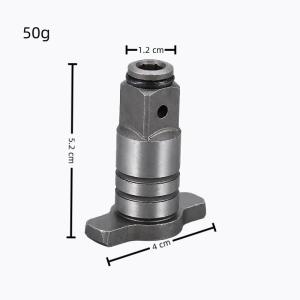 อะแดปเตอร์ปลั๊กไฟฟ้า ขั้วต่อบล็อค ตัวแปลงบล็อกกลม 1/2" & 1/4" การติดตั้งแบบเร็ว เหมาะสำหรับน็อต บล็อก หน้าแปลน