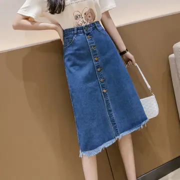 Denim skirt lazada best sale