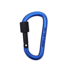 D-carabiner Móc Khóa Bằng Nhôm Móc Treo Vít Leo Núi Khóa Vít Nhẹ Cắm Trại Móc Đa Năng EDC