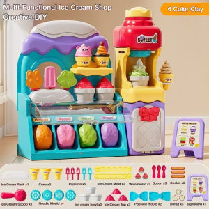 Toy Ice Cream Machine Set - Easy & Fun Pretend Play