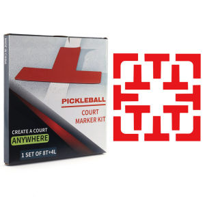 [SG Preferred] [SG stock Fast Shipping]Sports Pickleball Court Marker Kit Silicone Lines Marking Set with Tape Measure Size Court Throw Down Markers FSXN SOFZ