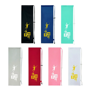 Stylish Badminton Gear Bag With Thickened Flannel Fabric And Convenient Drawstring Closure System