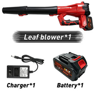 Brushless Electric Air Blower 6 Gears Cordless Leaf Blower Wireless Super Powerful Dust Blowing Leaf Vacuum Cleannig Blower For Makita 21V Battery
