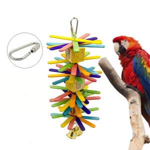 10-Piece Bird Toy Parts Metal Hook for Hanging Parrots Feeders Mirror Toy Small Animal Tunnel Hammock Nest