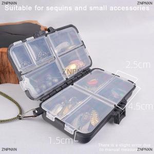 [COD] ZNPNXN กล่องเก็บของขนาดเล็กกล่องใส่อุปกรณ์ตกปลาแบบถอดได้สองชั้นกล่องเก็บเหยื่อตกปลาช้อนเบ็ดตกปลา