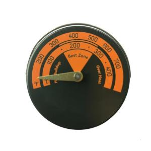 Magnetic Fireplace Fan Stove Thermometer for Log for Burner Barbecue Oven Temperature Gauge Meter