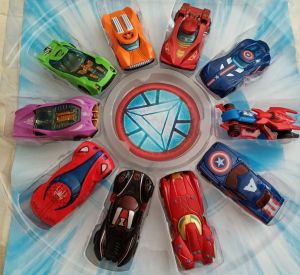 SG Seller Avengers Children Toys Car Sets Sports Cars Tankers Alloy Die Cast Metal Gift Sets in Stock