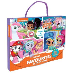 Paw Patrol Shimmer & Shine Nella 4 Colouring Activity Books & 700 Stickers Boxset for Kids
