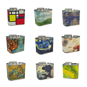 Practical Kitchen Essential Airtight Coffee Canister Tinplate Texture with Freshnesses Trackings Kitchen Storage Jar