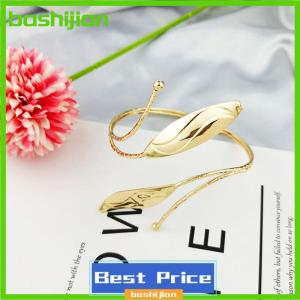 bashijian Bohemian bướm lá quyến rũ trên vòng đeo tay chuỗi cánh tay kim loại Rỗng ra mô hình hình học cánh tay Retro Cuff Bangle Vòng đeo tay cơ thể