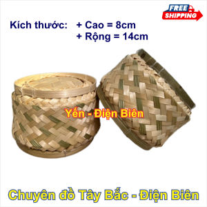 Ếp Khẩu/Cóng Khẩu Tre (Trắng Trơn) - Đan Thủ Công - Đựng Xôi/Bánh/Thực Phẩm/Đồ Ăn