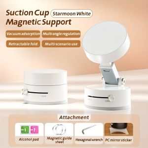 Double Sided Suction Cup Magnetic Phone Holder Lazy Multi-funct Foldable Storage Holder Vacuum Suction Phone Holder Dropshipping