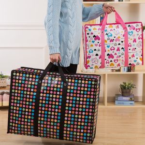 Tas Laundry Jumbo 50x35 cm Keranjang Laundry / Tas Karung Jumbo Serbaguna / Tas Traveling Tas Belanja Terlaris