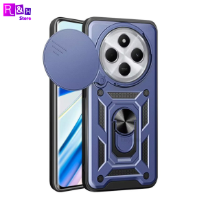 PROMO Case Xiaomi Redmi A3 Pro Military Slide Camera Ring Magnetic + GRATIS TG 9D BLUE LIGHT SPY