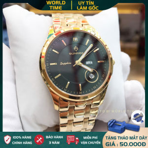 Đồng hồ nam Sunrise DM784SWA Full Box Thẻ BH 3 năm Kính Sapphire Chống xước  Chống nước Dây thép không gỉ 316L