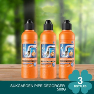 [SG Stock]500ml Drain Unblocker Gel - Sink Toilet Floor Drain Cleaner Dissolve Hair Grease Clogs Antibacterial Odor Remover