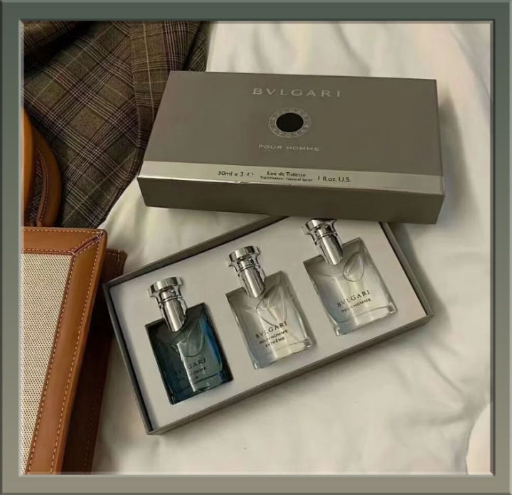 Bvlgari Pour Homme Perfume Gift Set (3 x 30ml) | Lazada