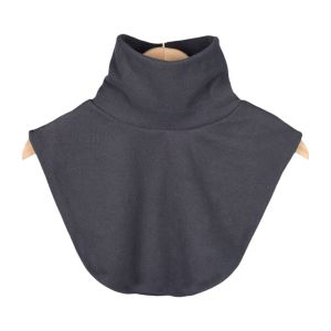 GTRBFDS Detachable Fake Collar Warmer High Elastic Velvet Lining Neck Warmer Scarf Versatile Warm Neck Protection Knitted High Neck Collar Clothes Accessories