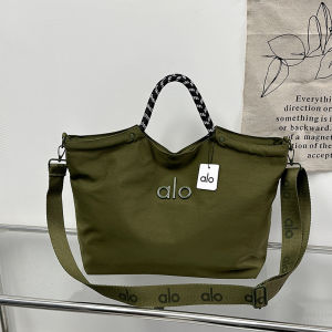 Original Alo New cross-border yoga bag fashionable commuter shoulder bag Korean-style handbag crossbody bag tote bag textured womens bag