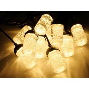 ไฟระย้า สายไฟกันน้ำ ไฟราวพร้อมหลอดยาว5เมตร10ดวง /15ดวงLED(สินค้าพร้อมไฟ)