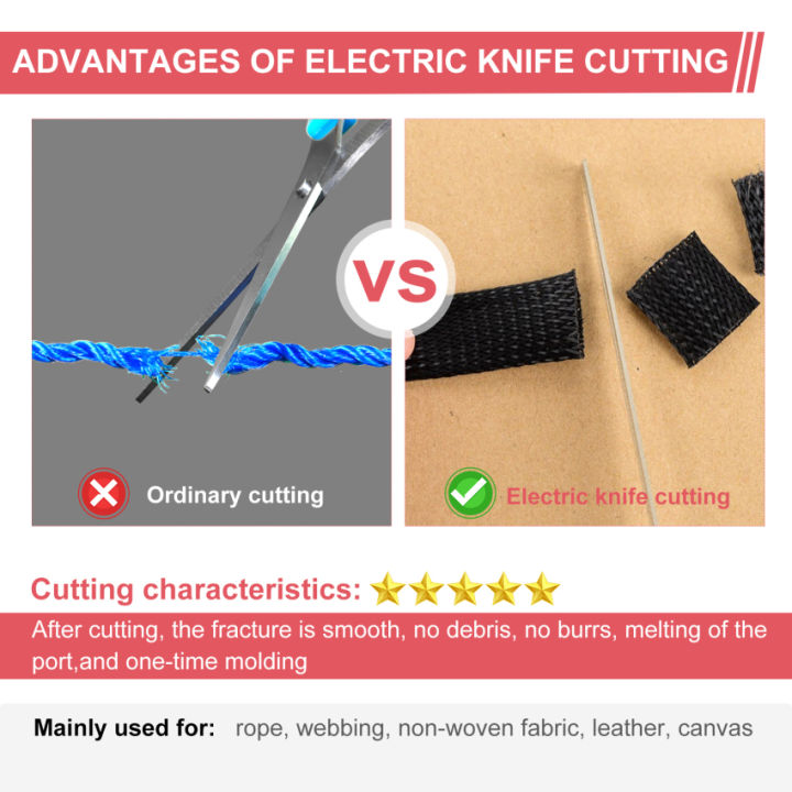 ⭐️【High Quality+In Stock】⭐️100W Fabric Cutter Rope Cutter ...