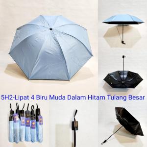 Payung Lipat 4 Polos Anti UV Sakura Murah-Payung Sablon | Payung UV 5H