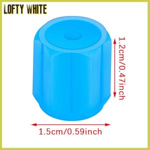Lofty White 4pcs Universal Fluorescent Luminous Tire Valve Stem ครอบคลุมวาล์วยางรถ CAP สีเขียว สีเหลือง สีฟ้า ผงเรืองแสงสีแดง