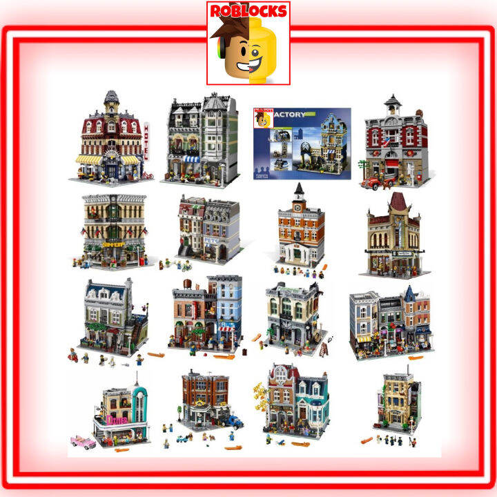 Assorted City Modular House Big Building Blocks Toy LEGO Compatible ...