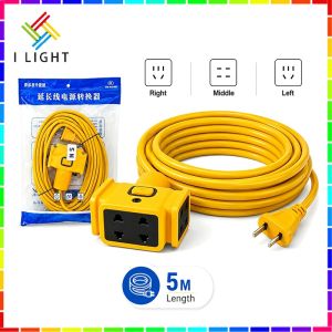 (Fast Delivery)Extension Cord Socket 5M-30M Electric Vehicle Charging Extension Wire With Switch
